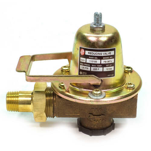 Xylem Bell & Gossett FB-38TU 1/2" NPT Pressure Reducing Valve 12 PSIG