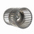 Regal Rexnord Fasco 2-6034 Double Inlet Blower Wheel 6.39"