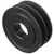 Power Drive 2BK47H V-Belt Sheave 4.45" OD