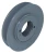 Power Drive AK34H Single Groove V-Pulley 3.45" OD