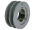 Power Drive 2AK74H Double Groove V-Pulley 7.25" OD
