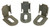 Fasco KIT49 Motor Mounting Lug Kit 3" Small