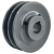 Power Drive 2BK52-7/8 Double Groove V-Belt Sheave 4.95" OD