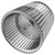 Lau 01333201 Blower Wheel 9.5" Concave CW 1/2" Bore