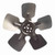 Fasco 5FR823 Fixed Hubless Fan Blade 8" CW 1550 RPM