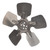 Fasco 5FR823 Fixed Hubless Fan Blade 8" CW 1550 RPM