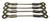 Fasco KIT325 Mounting Cables, For 1/6 HP Motor, Length 3 1/4"
