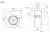 PEMS PTDP5 Centrifugal Blower Motor 115V 2880 RPM