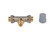 Danfoss 013G-8042 Radiator Valve 1/2" Solder Union