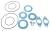 Grundfos 96509609 Gasket Set Upper & Lower CR15