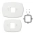 Resideo 50005625-001 Premier White Cover Plate Assembly 4.75"