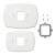 Resideo 50005625-001 Premier White Cover Plate Assembly 4.75"