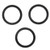 Resideo MX100-RP 1" Replacement Gaskets (3-Pack)