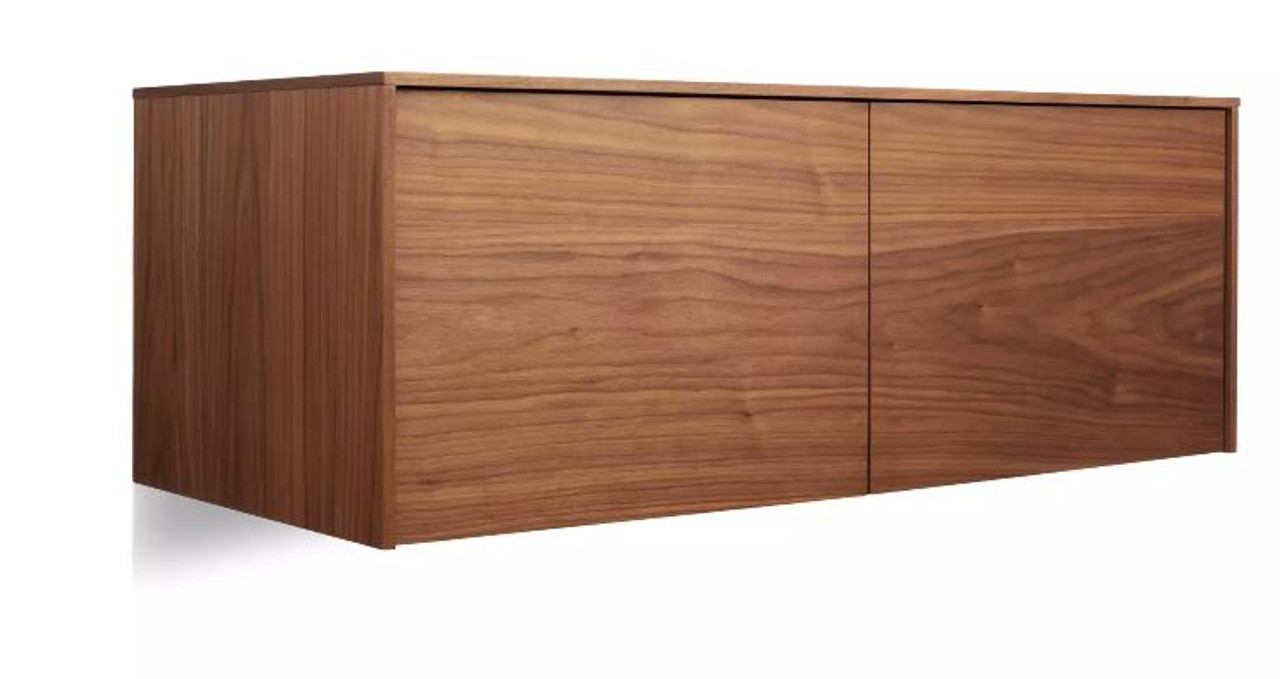 Shale 2 Door / 2 Drawer Wall-Mounted Cabinet, Walnut