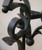 X--SOLD--VINTAGE Hand Forged Wrought Iron Coat Stand 
