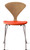 CHERNER Metal Base Chair-Natural White Oak w/ Seat Pad Only
