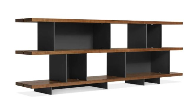 NeedWant Long and Low Shelving, Modern Storage Furniture