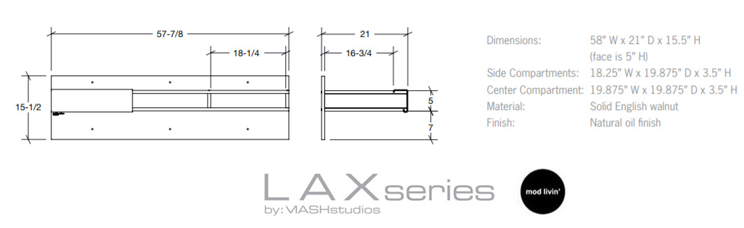 Mash Studios Lax Wall Mounted Desk Mod Livin New And Vintage