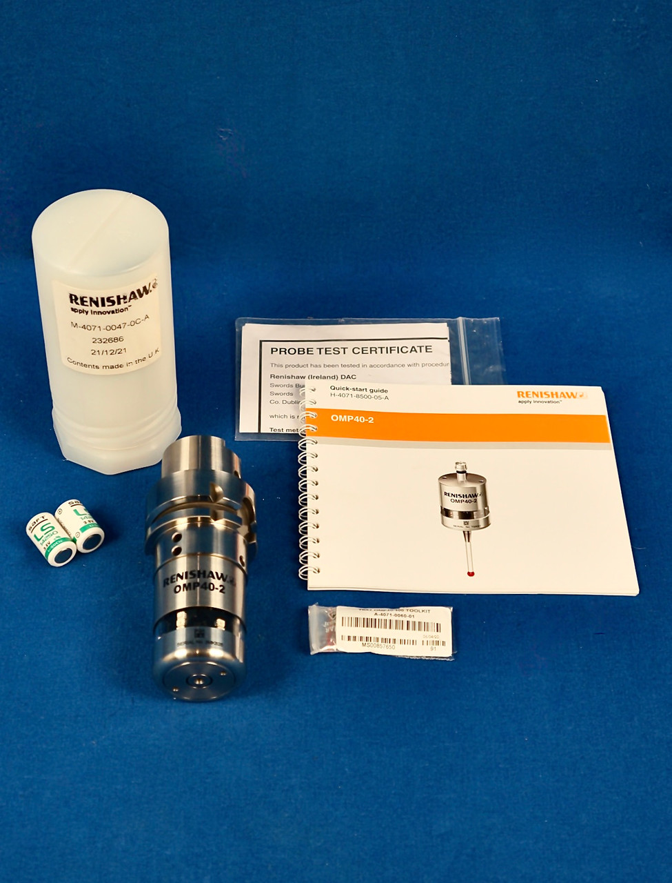 Renishaw OMP40-2 Machine Tool Probe & HSK DIN 69893 A+C 50 New - 1