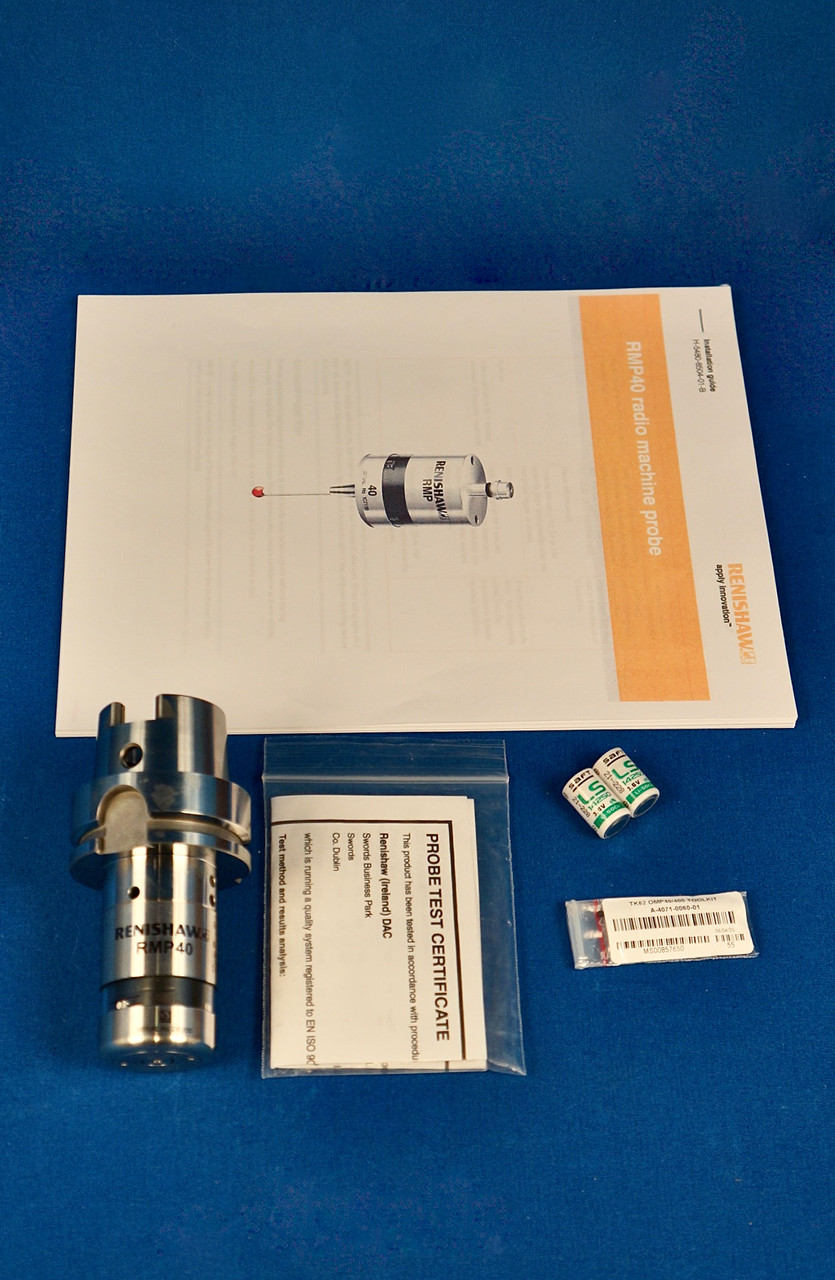 Renishaw HAAS MAZAK RMP40 Machine Tool Probe & HSK A+C 63 Tool