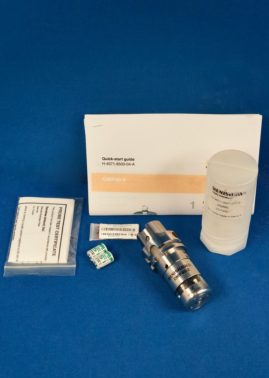 Renishaw OMP40-2 Machine Tool Probe & HSK DIN 69893 A+C 50 Display