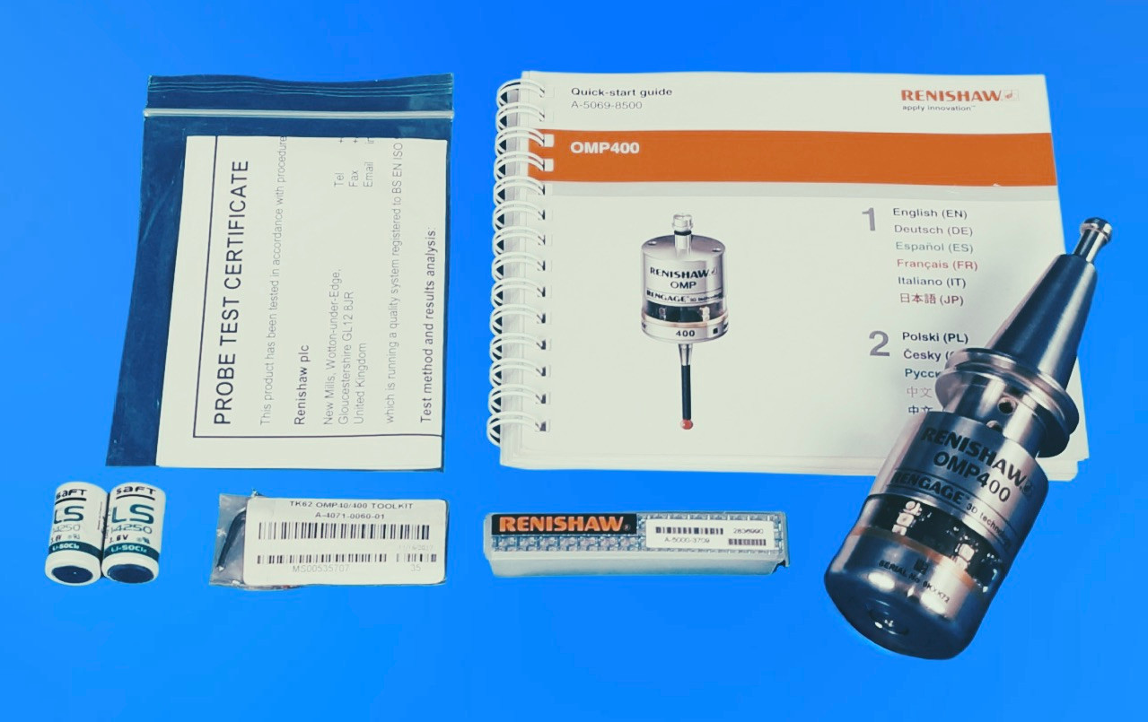 Renishaw Rengage Haas OMP400 Modulated Machine Tool Probe & Taper