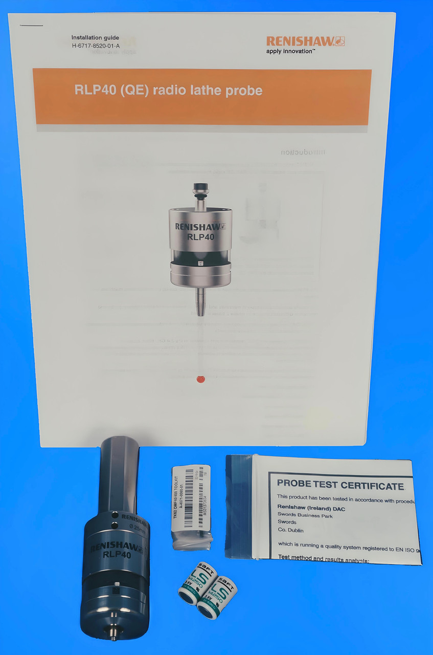 Renishaw RLP40 (QE) Machine Tool Turning Center Probe & 25 mm Parallel ...
