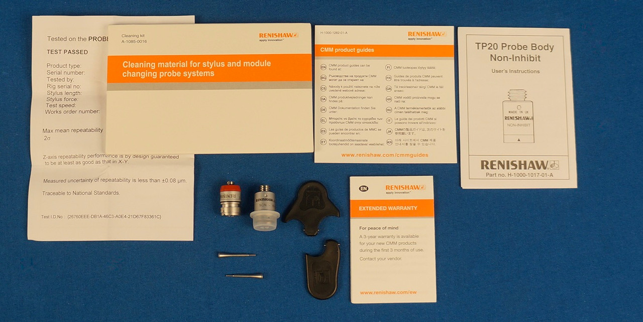 Renishaw TP20 Non-Inhibit CMM Probe Kit with 1 EF Module New in Box ...
