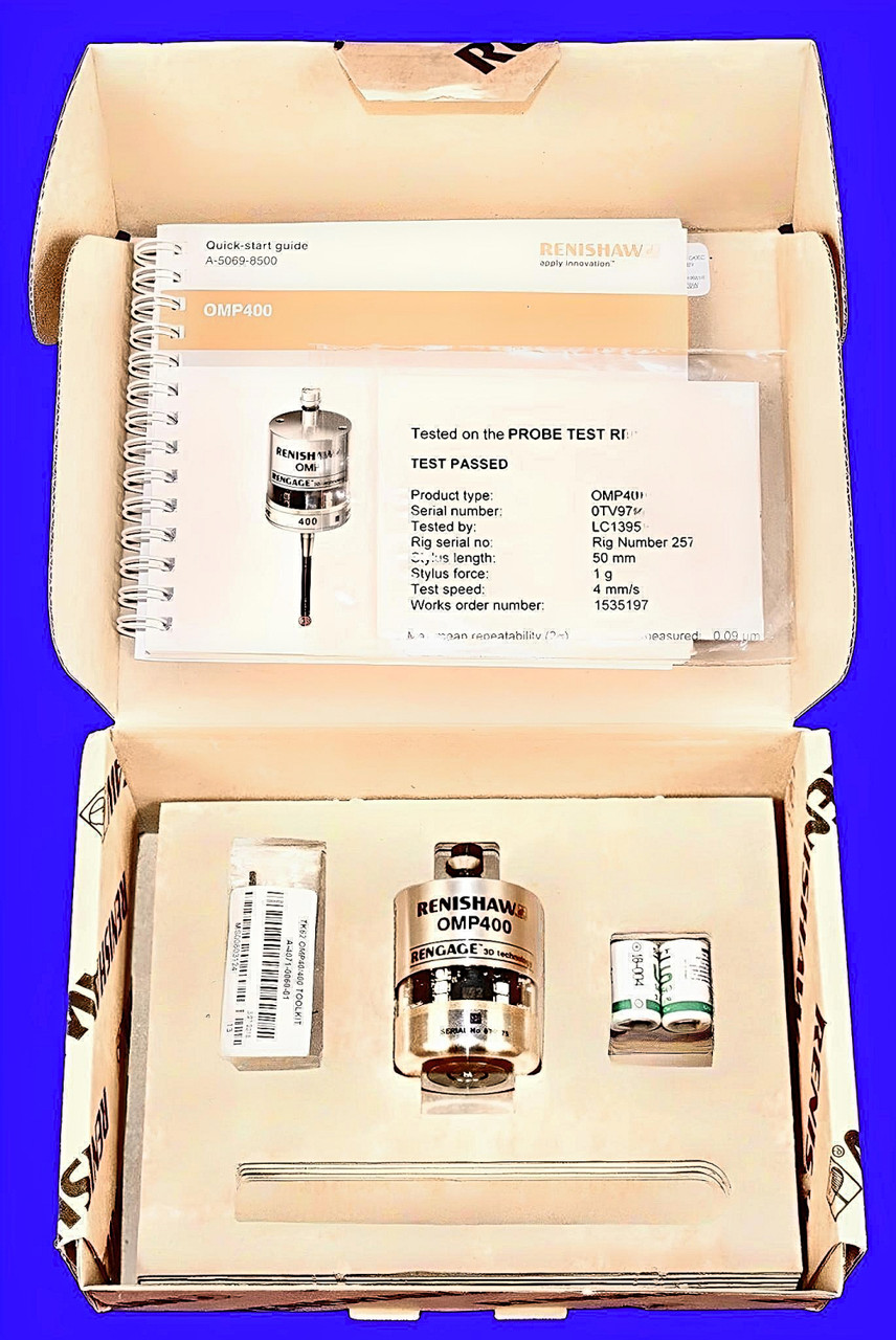 Renishaw Rengage Haas OMP400 Legacy Machine Tool Probe Kit 1 Year