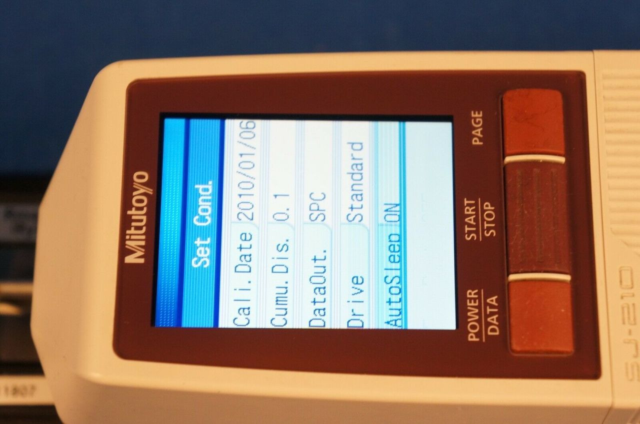 Mitutoyo Surftest SJ-210 Surface Finish/Roughness/Profilometer Display ...