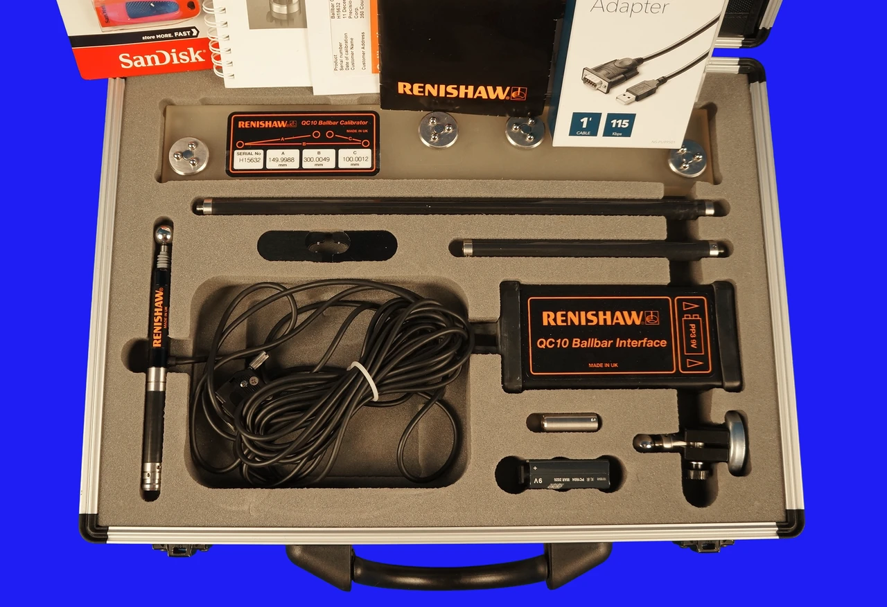 Renishaw Shop Rack Calibrating Module Renishaw QC10 Machine Tool Calibration Kit including Software and ...