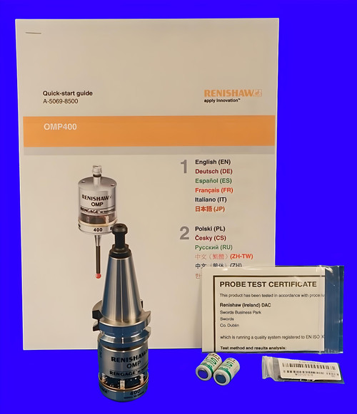 Renishaw Rengage Haas OMP400 Modulated Machine Tool Probe & Taper ISO 30 Shank Display Model - 6 Month Warranty A-5069-2001 M-4071-0048