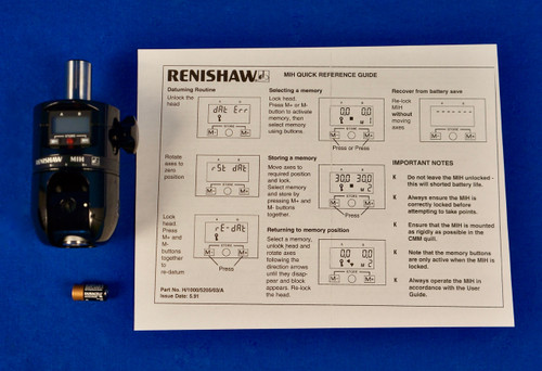Renishaw MIH Manual Indexible CMM Touch Probe DEA Shank Tested A-1070-0003 A-1051-0417 M-1041-5348