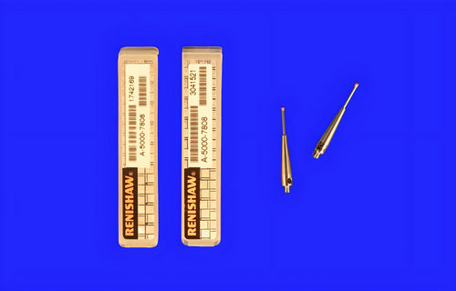 2 QTY: Renishaw M2 Ø1 mm Ruby Ball, Tungsten Carbide Stem, L 20 mm, EWL 7 mm Styli New - 1 Year Warranty A-5000-7808