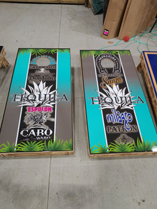 Tequila Brands Printed Cornhole Set Tequila Brands Printed Cornhole Set