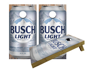 Busch Light Can Printed Cornhole Set Busch Light Can Printed Cornhole Set