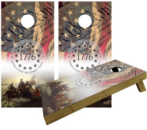 Tyranny and Duty Printed cornhole boards Tyranny and Duty Printed cornhole boards