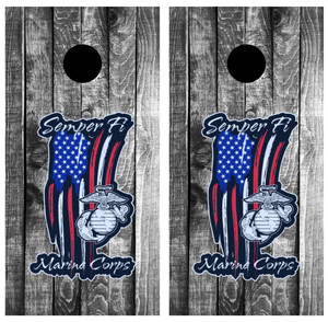 USMC Semper FI Printed set of Vinyl Wraps/Skins (Set of 2) USMC Semper FI Printed set of Vinyl Wraps/Skins (Set of 2)