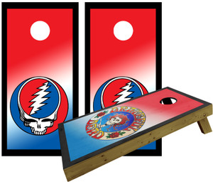 Grateful Dead printed cornhole set Grateful Dead printed cornhole set