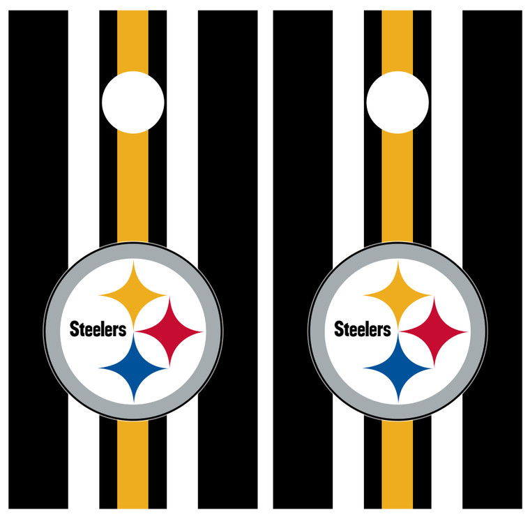 Pittsburgh Steelers Printed set of Vinyl Wraps/Skins (Set of 2)