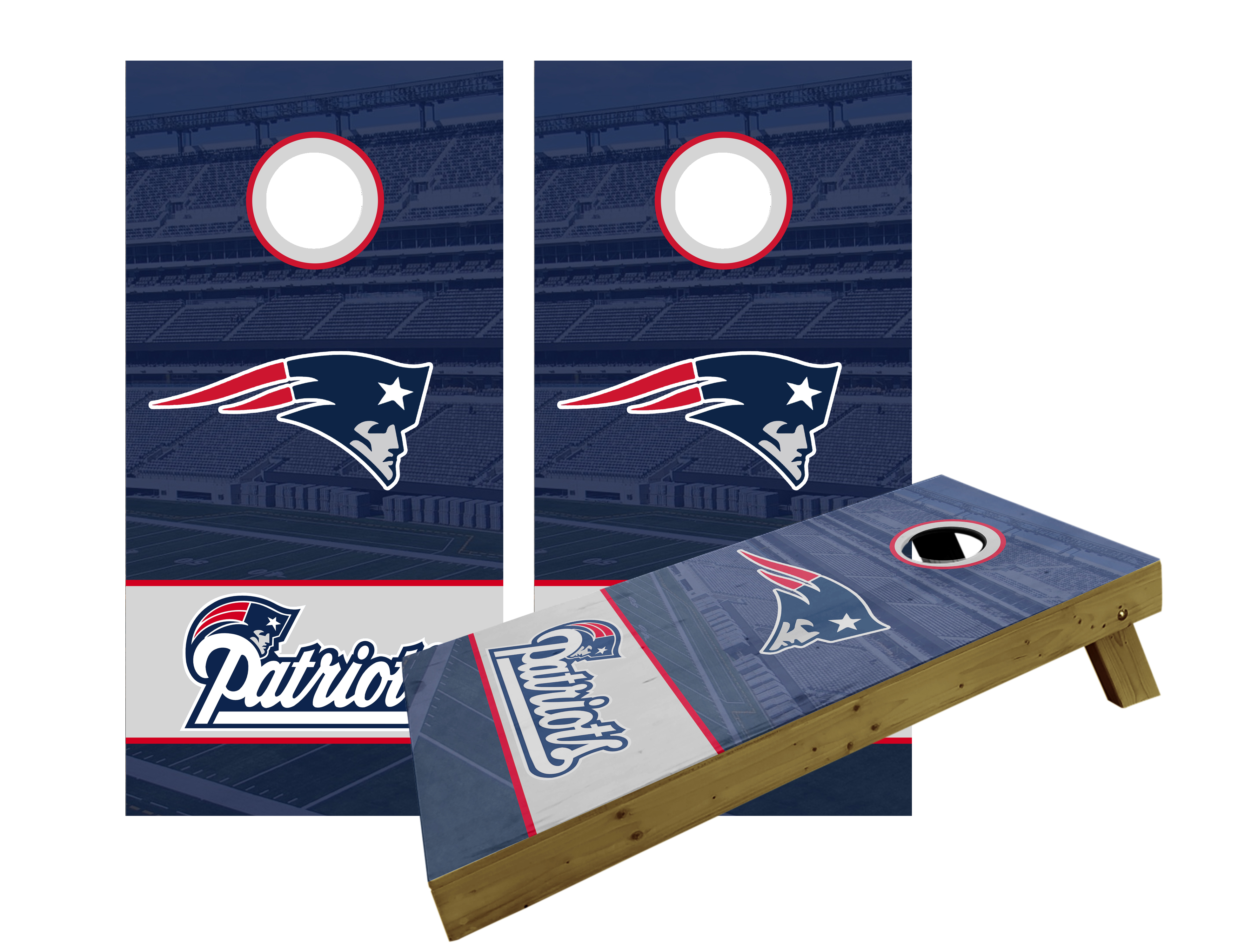 New England Patriots Printed Cornhole Set