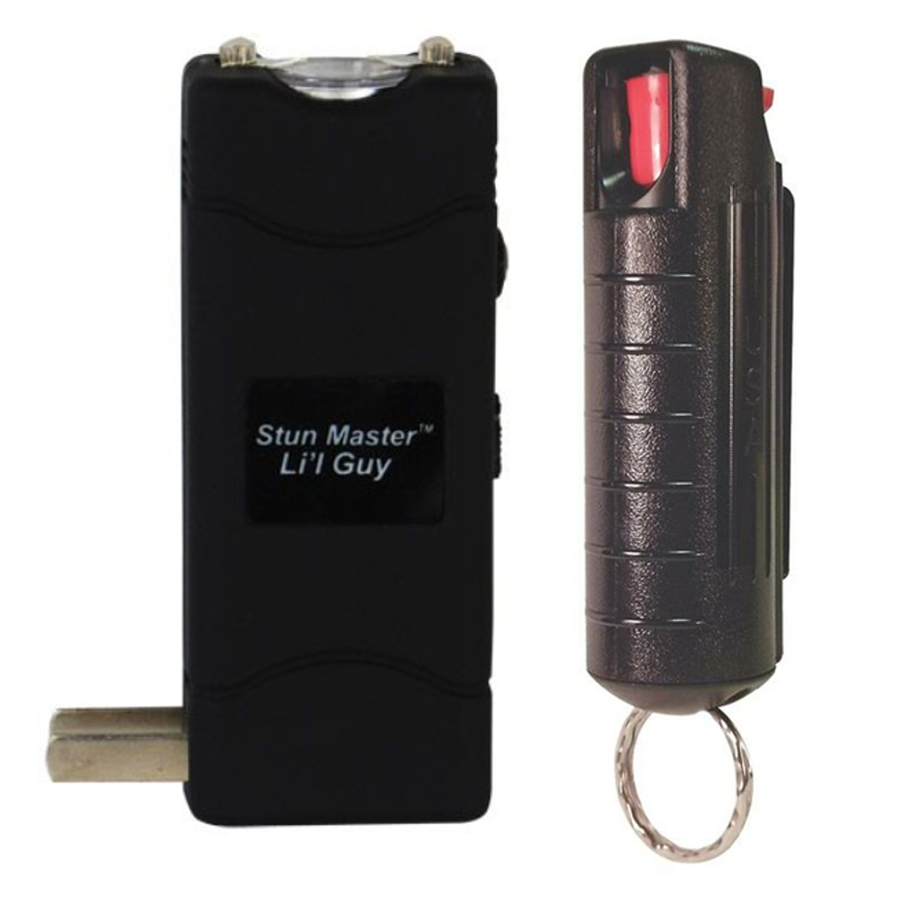 Mini Stun Gun and Pepper Spray for Self Defense-Extremely Powerful