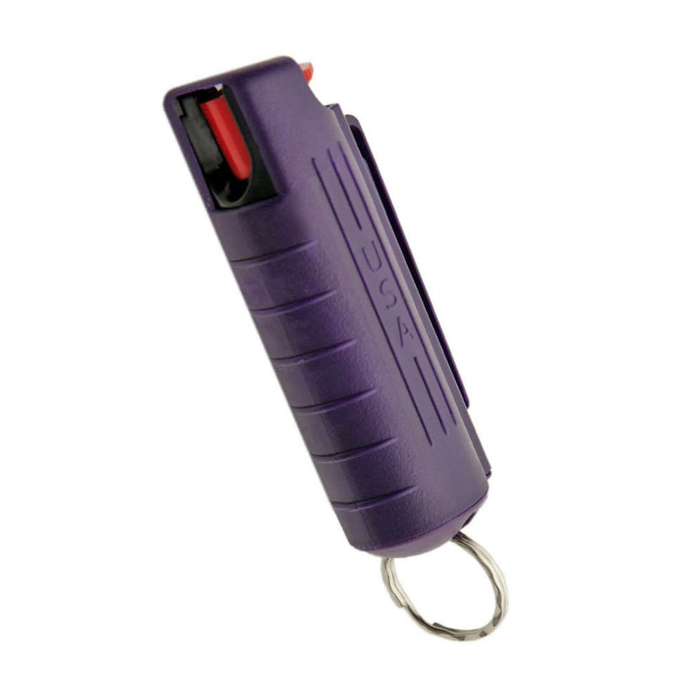 DPS Purple Keychain Pepper Spray - J&L Self Defense Products