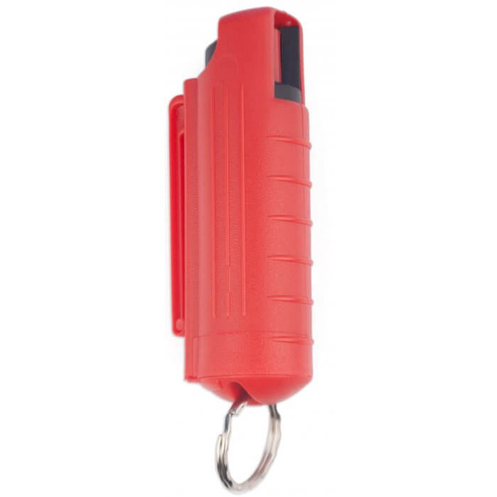 DPS Red Keychain Pepper Spray Hardshell - J&L Self Defense Products
