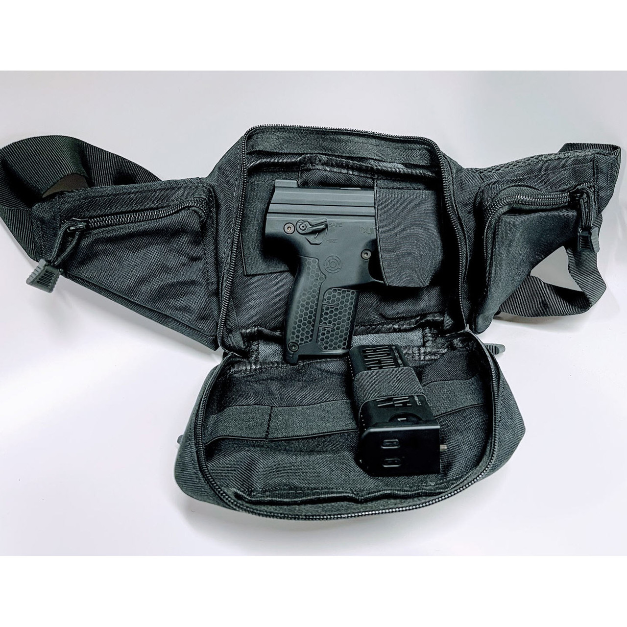 Mens Tactical Waist Chest Bag Fanny Pack Concealed Carry Pistol Handgun Gun  Case
