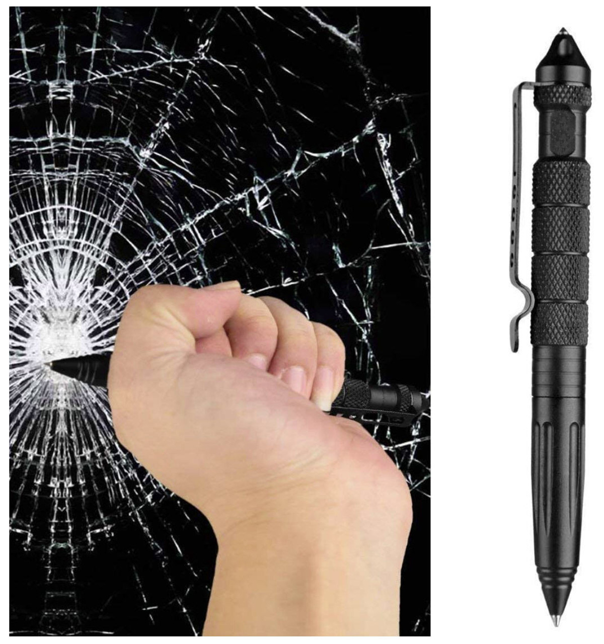 Safety Tech Tactical Pen with Glass Break and Refill