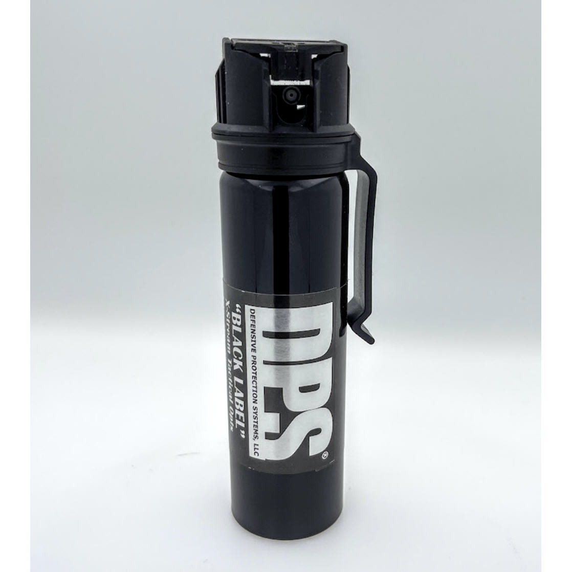 DPS Black Label CS/OC 4 oz with Clip - J&L Self Defense Products