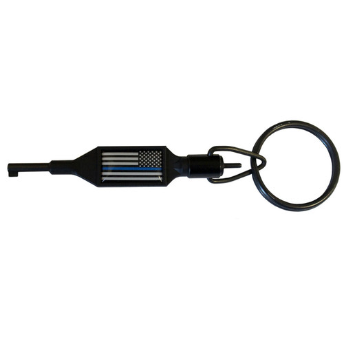 ZAK-100-BL Thin blue line flag key