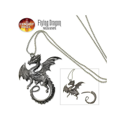 Fantasy Flying Dragon Necklace