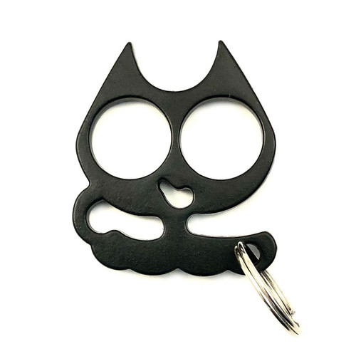 Black Mini Metal wild Kat self defense keychain.